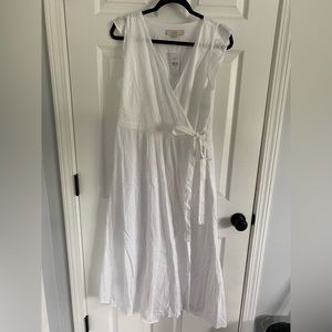 Loft Midi Wrap Dress